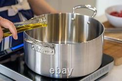 Stainless Steel TriPly Casserole Pan Made In England Cookware Strong and Durable