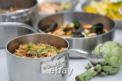 Stainless Steel Tri-Ply Saucepan Made In England Cookware Strong and Durable