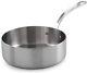 Stainless Steel Tri-Ply Saute Pan Made In England Cookware Strong and Durable