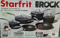Starfrit The Rock 10 Piece Cookware Set Dishwasher Safe Premium