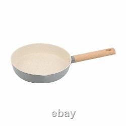 Stylish Grey 5-Piece Pan Set Non stick Saucepan pots Frying / Dishwasher safe
