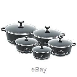 Supreme Non-Stick Die-Cast Pot Pan Cookware High Quality Casserol Handi 5pcs Set