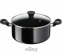 TEFAL Excite B184S744 7-piece Non-stick Cookware Set Black Currys