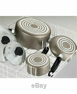 T-fal Cook & Strain 14 Piece Non Stick Thermo-Spot Cookware Pots & Pans Set $265