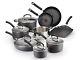 T-fal Nonstick Cookware Set 14 Piece Kitchen Cooking Pans and Pots Hard Anodized