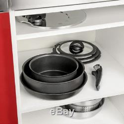 Tefal 11pc Ingenio Stackable Cookware Non-Stick Frypan/Pan/Pot Set/Induction/Lid