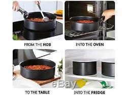 Tefal 13-Piece Ingenio Essential Sauce/Frying Pan Complete Set, Black