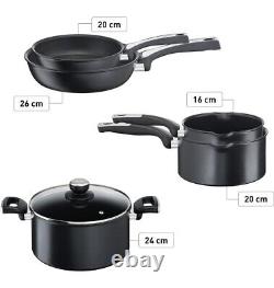 Tefal 6 Piece Pots & Pans set, unlimited ON, Non- Stick Induction