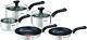 Tefal Comfort Max 5 Piece Stainless Steel Induction Compatible Pan set, G972S544