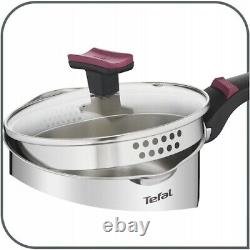 Tefal Cookware Set Cook & Clip 10 Pcs Saucepan Stewpots Stockpot Glass Lids Pots