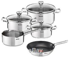 Tefal Cookware Set Duetto 7 Pcs + 1 Pcs Frying Pan Duetto 24 CM = 8 Pcs Pots Pan
