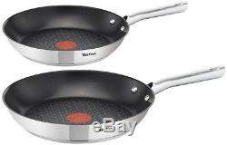 Tefal Cookware Set Emotion 10 Pcs + Frying Pans Duetto 24 CM And 28 CM Pots Pan