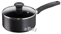 Tefal Essential Non-Stick 5 Pieces Cookware Frying Pan Saucepan Set 2018 NEW