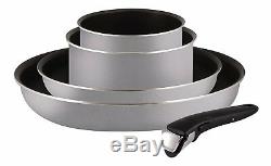 Tefal Frying Pan Mango Extrahible Interchangeable Set 4 Parts 2 Handles and