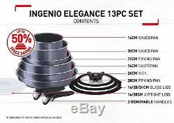 Tefal Ingenio13 Piece Expertise Induction Pan Set With Detachable Handles