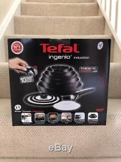 Tefal Ingenio 13 Piece Induction Pan Set with Detachable Handles (RRP £270)