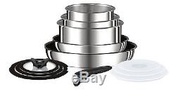 Tefal Ingenio 13 Piece Non-Stick Stainless Steel Cookware Set