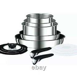 Tefal Ingenio 13 Piece Pan Set Stainless Steel- Induction, Gas & Electric