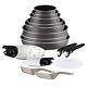 Tefal Ingenio 5 l2049002 Set of Frying Pans and Saucepans Essential Charcoal NEW