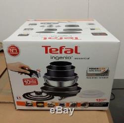 Tefal Ingenio ESSENTIAL 13 Piece Pan Set with Detachable Handles NO INDUCTION