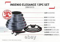 Tefal Ingenio Elegance 13-Piece Complete Cookware Set Brand New Boxed