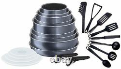 Tefal Ingenio Elegance 23 Pcs Cookware Set Pans Pots Plastic Lids Pan Pot LID