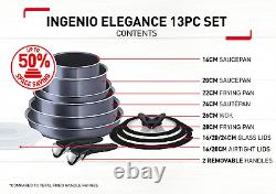 Tefal Ingenio Elegance Non-Stick Pots & Pans Set 13 Pieces (L2319042)