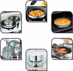 Tefal Ingenio Emotion 26 Pcs Cookware Set Pans Pots Plastic And Glass Lids Pan
