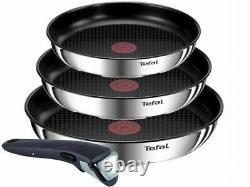 Tefal Ingenio Emotion Frypans Set 4-piece 22/24/28 Pans Pan Set Removable Handle
