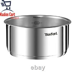 Tefal Ingenio Emotion Stainless Steel Non-Stick Pan Set of 10 Sauce/ Frying Pan