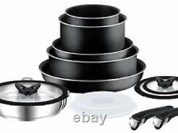 Tefal Ingenio Essential Non Induction 13 Piece Pan Set with Detachable Handles