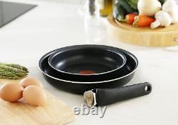 Tefal Ingenio Essential Try-Me Pan Set, 3 Pieces, Stackable, Removable Handle