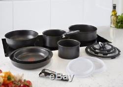 Tefal Ingenio Non-stick Induction Cookware Set 13 Pieces Small Space Storage