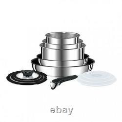 Tefal Ingenio Pots and Pans Set, Stainless Steel, 13-Piece, Induction 13