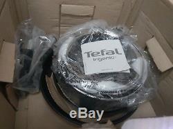 Tefal Ingenio Stainless Steel 13 Piece Pan set All Hobs/Induction New box poor
