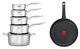 Tefal Intuition 5 Piece Induction Saucepan Set and FREE 24cm Tefal Frying Pan