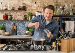 Tefal Jamie Oliver Kitchen Essential 10 Pcs Cookware Set Saucepan Stewpots Pots