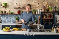 Tefal Jamie Oliver Kitchen Essential 10 Pcs Cookware Set Saucepan Stewpots Pots