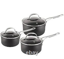 Tefal Jamie Oliver Professional Induction Set of 3 Saucepans with Lids
