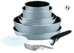 Tefal L2149602 Set of pans and saucepans Ingenio 5 Essential Grey Set 10