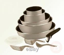 Tefal L2149902 Set of stoves and pans Ingenio 5 Essential Grey Scottish