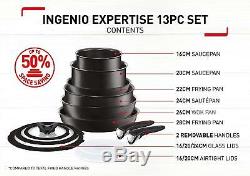 Tefal L6509042 Ingenio Expertise Non-Stick Induction Expertise Cookware Set, 13