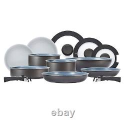 Tower 13pc Cookware Set with Ceramic Non-Stick Grey, Freedom Range, T800200