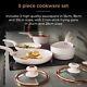 Tower Cavaletto Pink & Rose Gold 5 Piece Pan Set 5 Yr Guarantee Kitchen Cookware