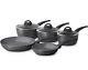 Tower Cerastone T81276 Forged 5 Piece Pan Set with Non-Stick Coating and Softex