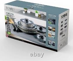 Tower Freedom T800200 13 Piece Cookware Set with Ceramic Coating