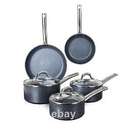 Tower T800031 TruStone Induction 5PC Pan Set, Non Stick, Easy to Clean Grey