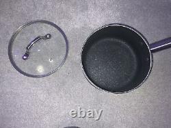 Tower T800031 TruStone Induction Pot and Pan Set, Non Stick, Easy to Clean, 5 cm