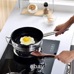 Velaze Mayne 12pc Cookware Stainless Steel Casserole Pans Set Saucepan Pot Lid