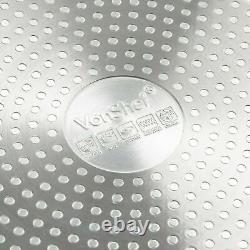 VonShef 2-Piece Hard Anodised Non-Stick Frying Pan Set Dishwasher Safe 24cm 28cm